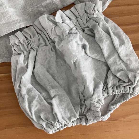 The Little Grey Sweater linen marching set - Picture 4 of 5